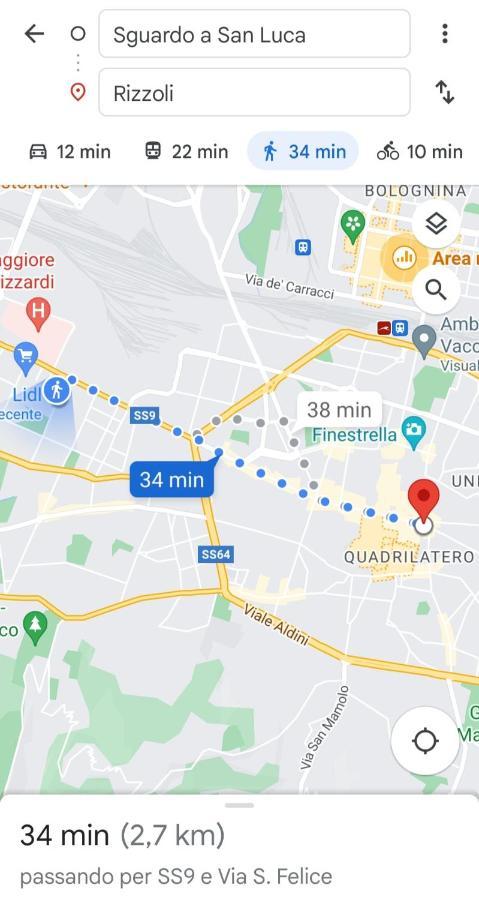 Sguardo A San Luca Apartment Болоня Екстериор снимка