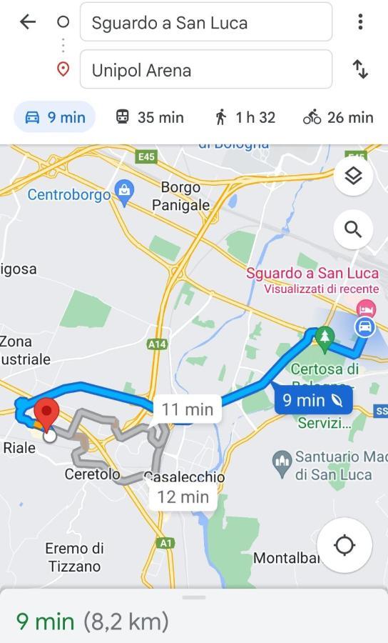 Sguardo A San Luca Apartment Болоня Екстериор снимка
